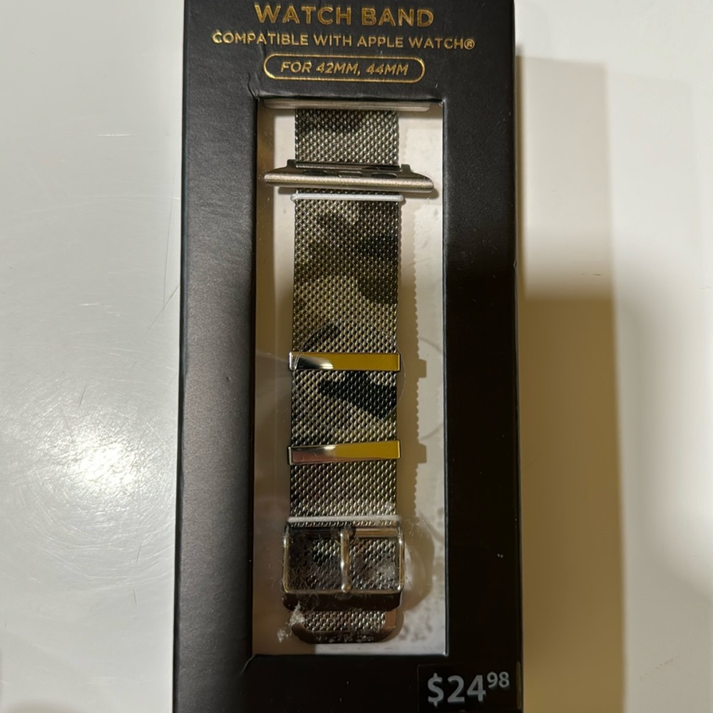 Brand new in box camo Apple Watch band